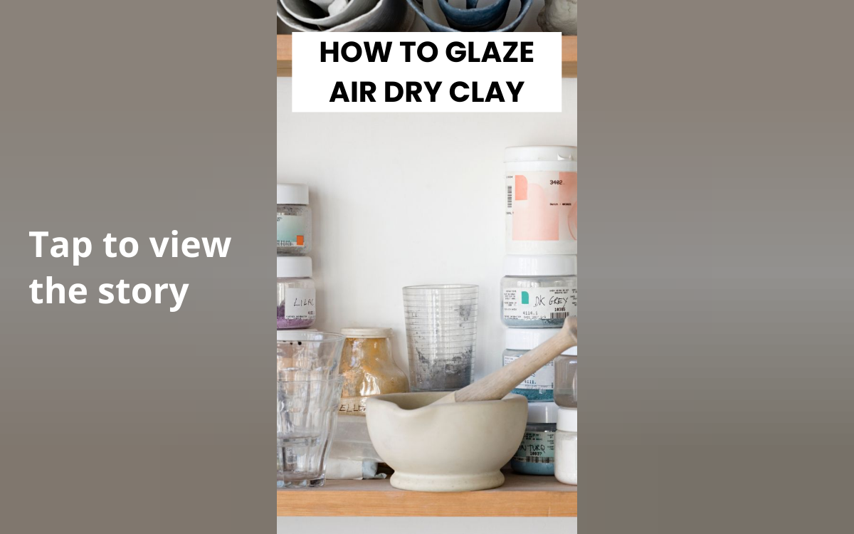 How to glaze air dry clay - Quora