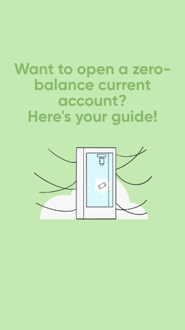 101 guide - Zero balance current account