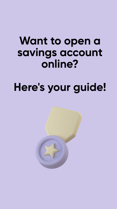 Opening a savings bank account online