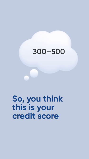Credit Report - 300-500