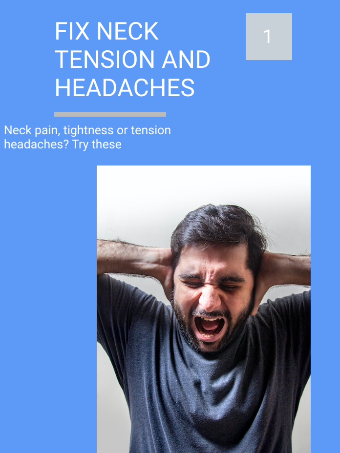 Fix Neck Pain and Tension Headaches