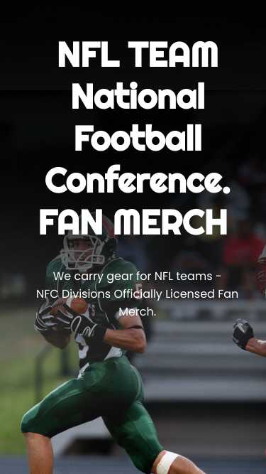 NFL TEAMS FAN MERCH - National Football Conference