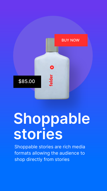 Shoppable stories