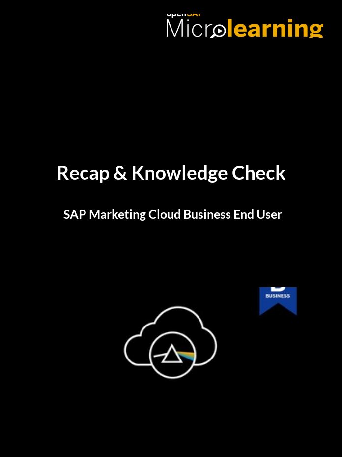 SAP knowledge check